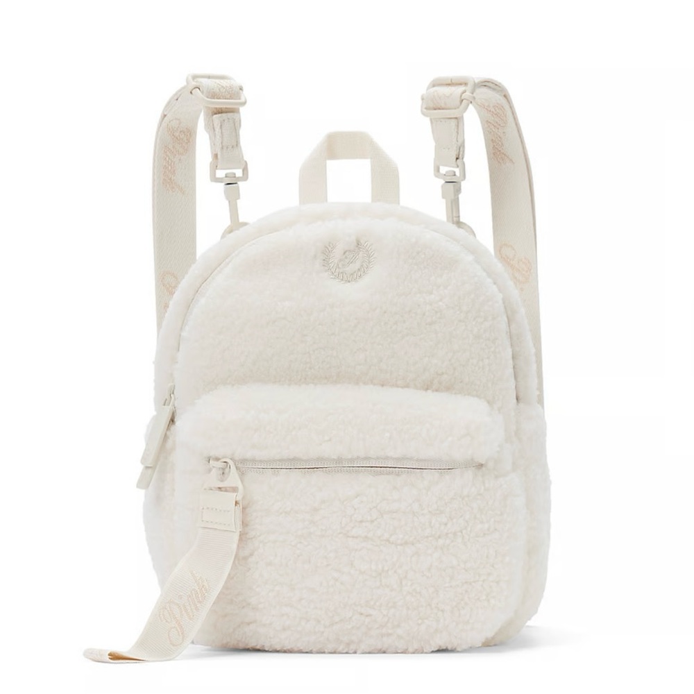 NWT VS PINK Mini Convertible Backpack Purse Cream Victoria’s Secret PINK brand